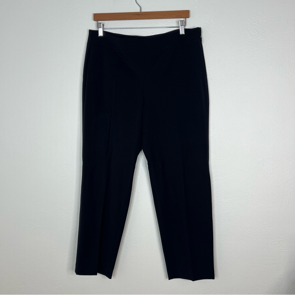 NWT Talbots Heritage Straight Leg Pants Classic Black Business Casual Size 16P